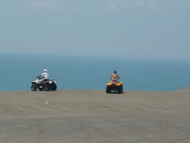Playa atv y arena
